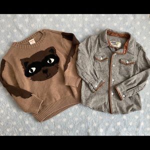 Bundle of 2 long sleeve tops 2T